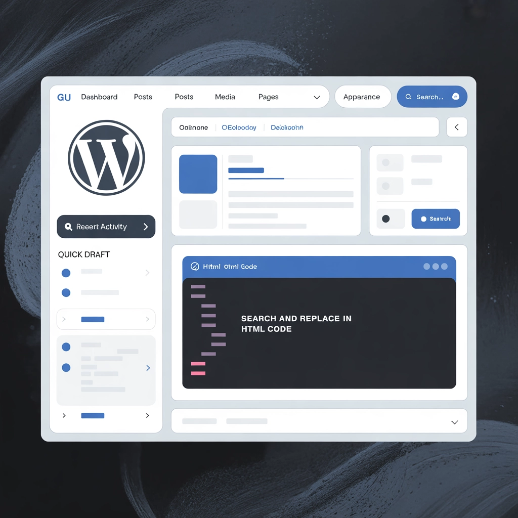 HTML Search and Replace