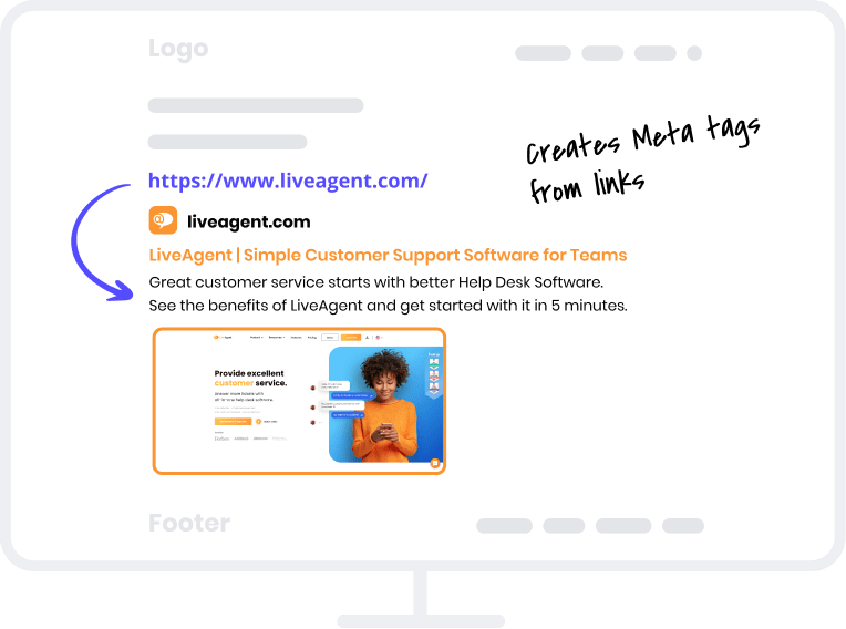 SEO meta tag feature in URLsLab
