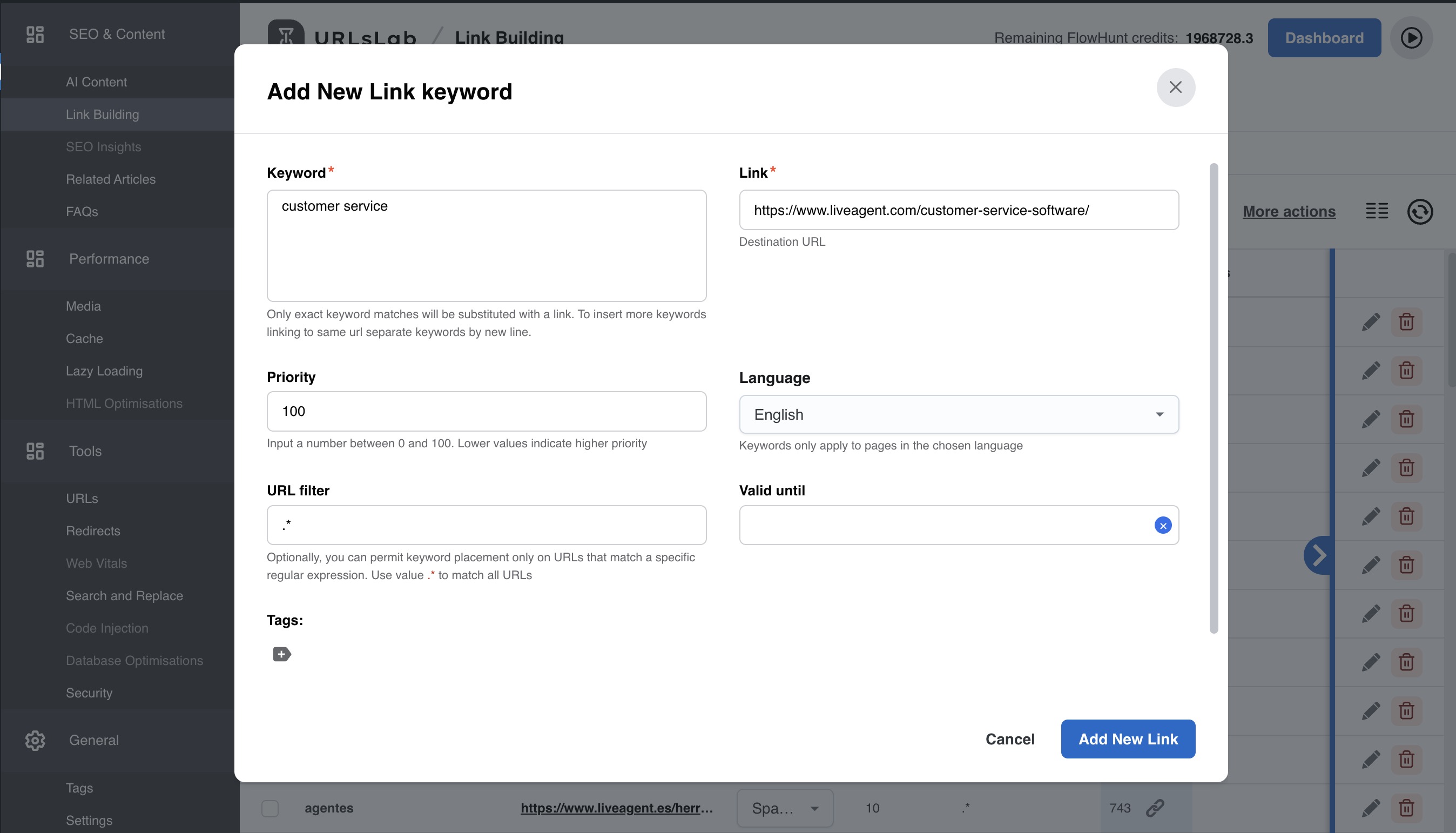 Zero Effort Internal Linking